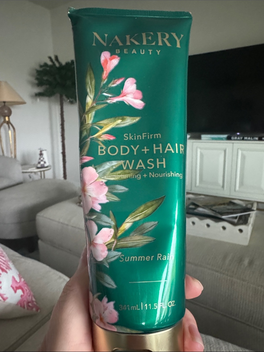 Nakery SkinFirm Body + Hair Wash - Summer Rain New Sealed